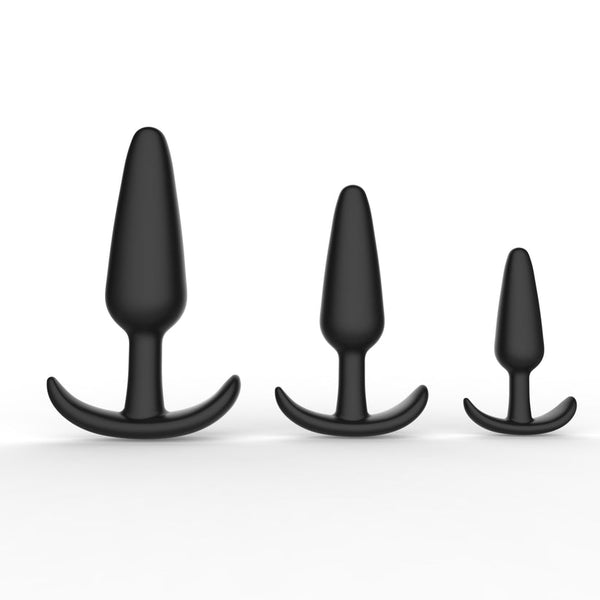 Level Up Anal Trainers 3 Piece Silicone Anchor Set